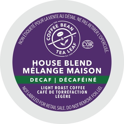 The Coffee Bean & Tea Leaf® House Blend Single-Serve Capsule Coffee, Decaf